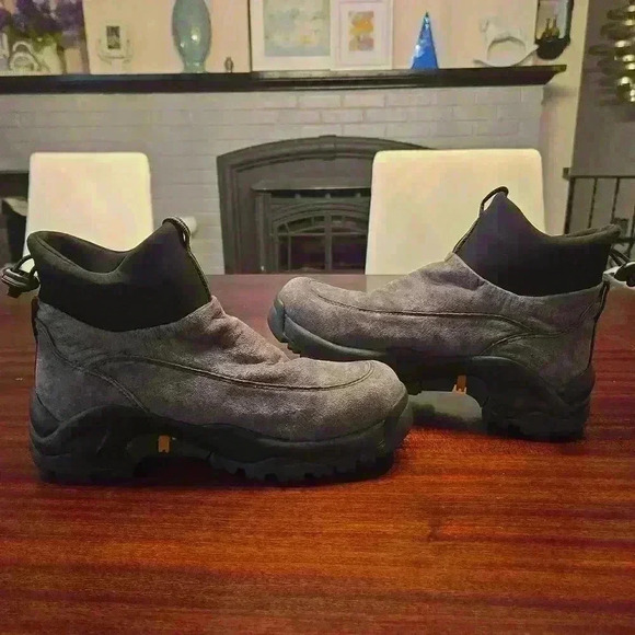 Bass Gator Groove Thinsulate Suede Mens Hiking Outdoor Boots Gray Size 7 - Picture 3 of 7